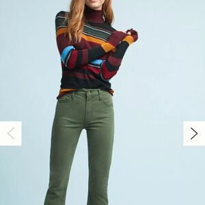 MOTHER The Insider Crop Step Fray Mis-Rise Jeans